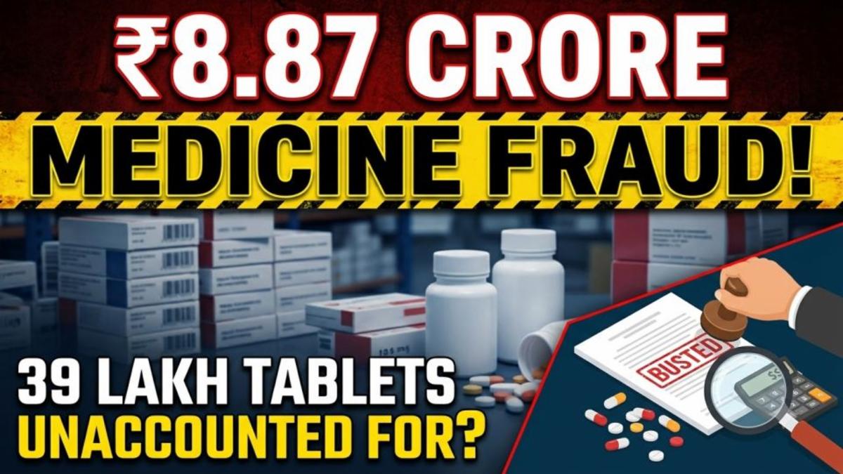 Lucknow Fake Medicine Case: ₹8.87 करोड़ की फर्जी बिलिंग, 39 लाख टैबलेट का हिसाब गायब
