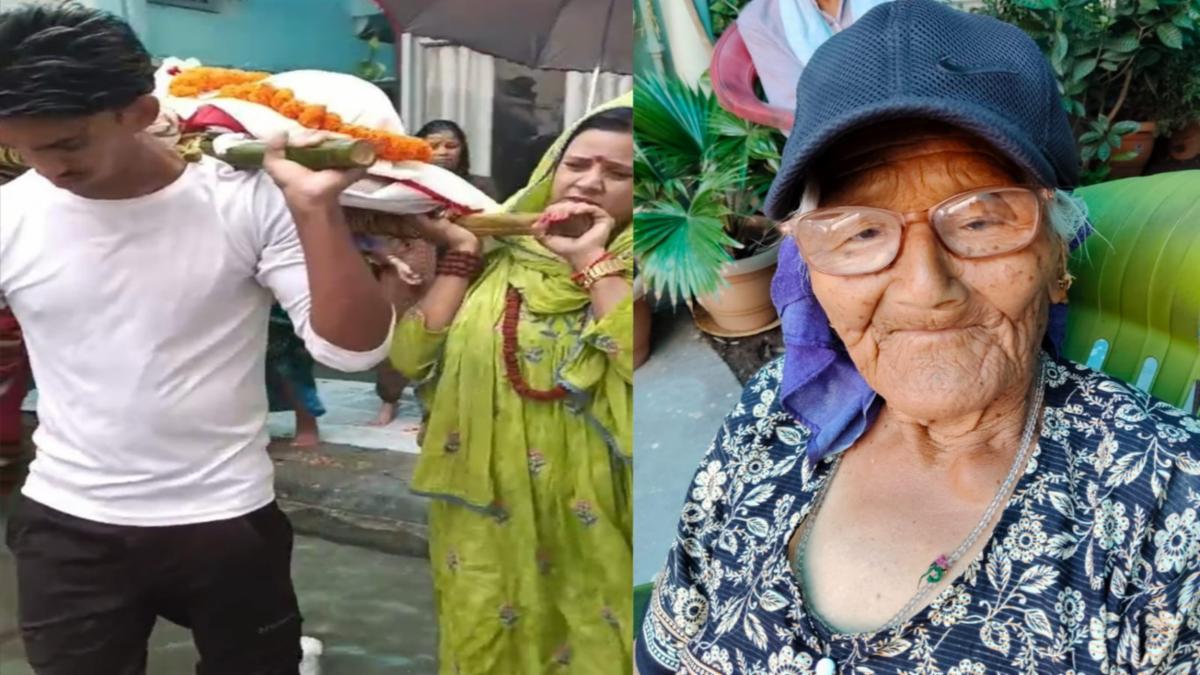 हल्द्वानी: 100 वर्षीय दादी माँ को शशि सिंह ने दी अंतिम विदाई